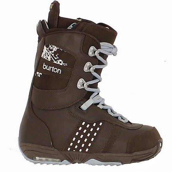 NEW Burton Sapphire Snowboard Boots! Brown 4 5 5.5 6 6.5 Traditional Lace - Picture 2 of 2
